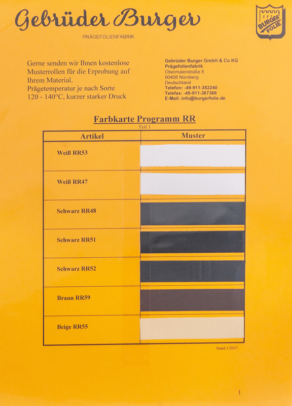 Product range RR part 1